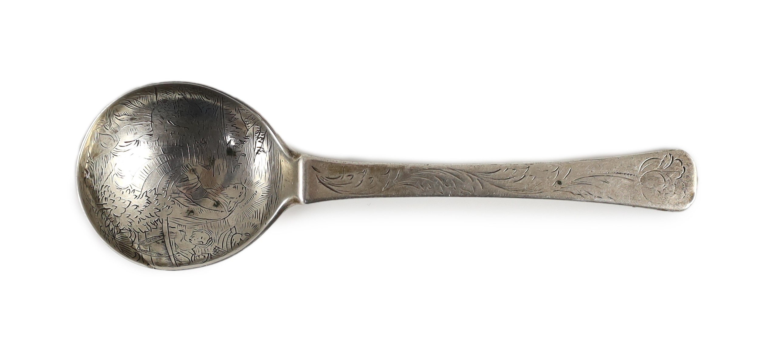 A late 17th century Danish silver spoon